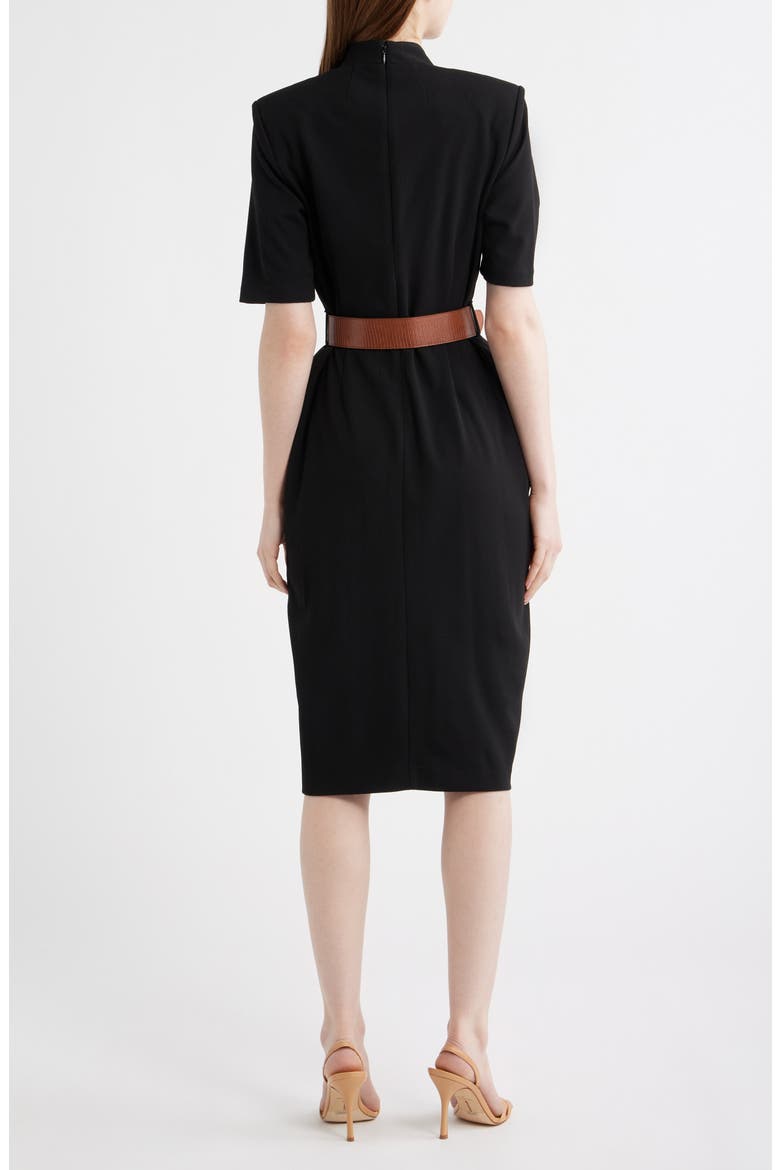 Belted Sheath Dress