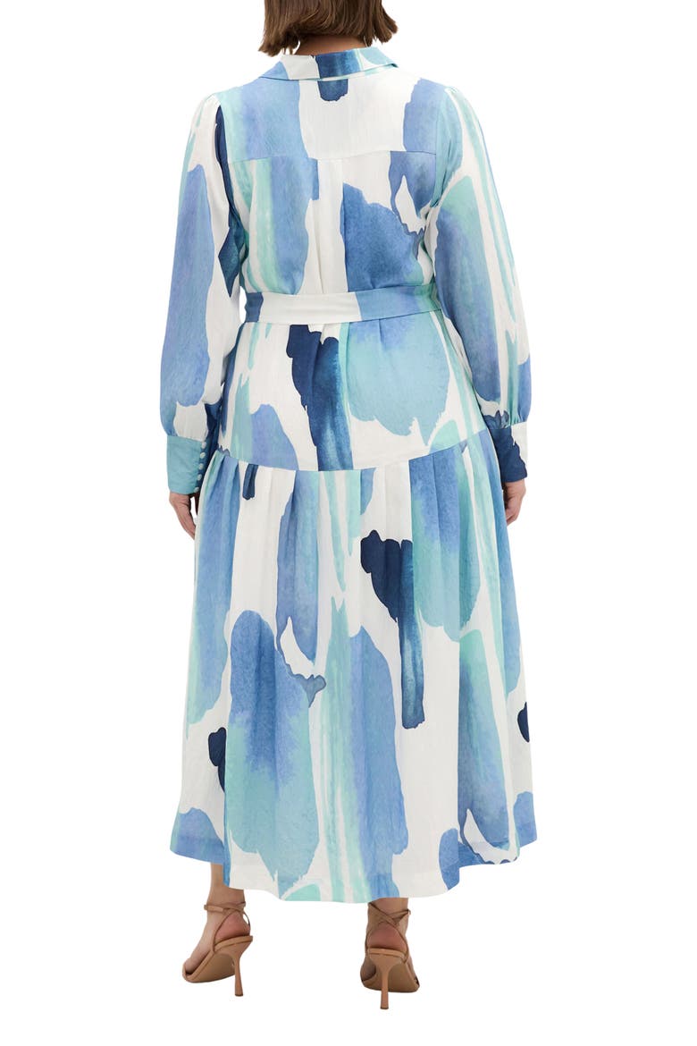 Ezra Print Midi Shirtdress