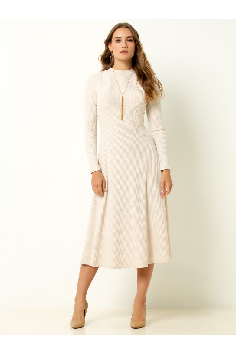 Ribbed Midi Dress