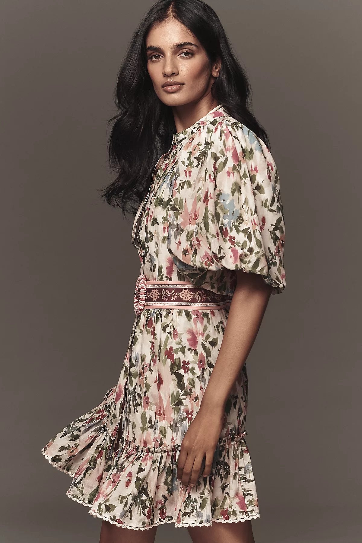 @loverlygrey x Farm Rio Short-Sleeve Mini Dress - Image 2