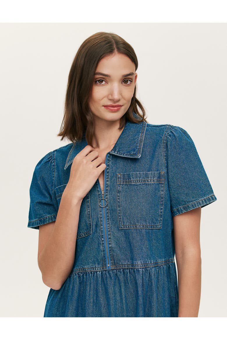 Tania Denim Midi Shirt Dress