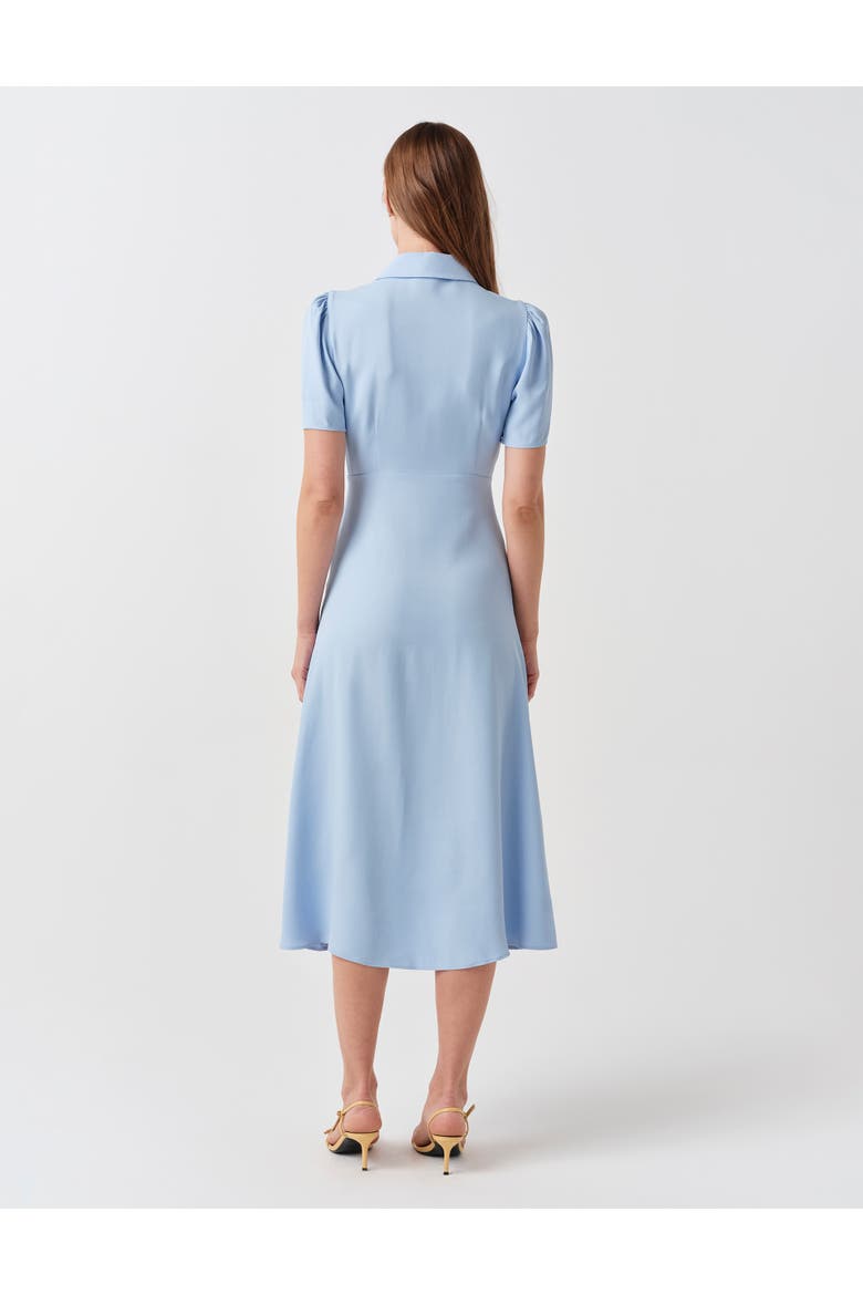 Haisley Collared Zip Front Midi Dress