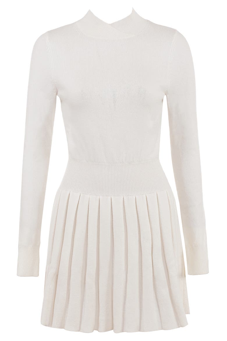 Willow Mock Neck Long Sleeve Mini Sweater Dress