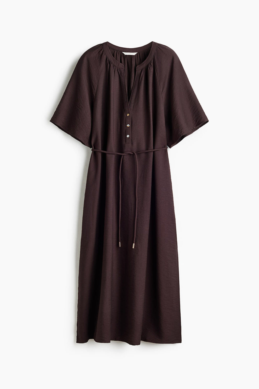 Tie-Detail Tunic Dress