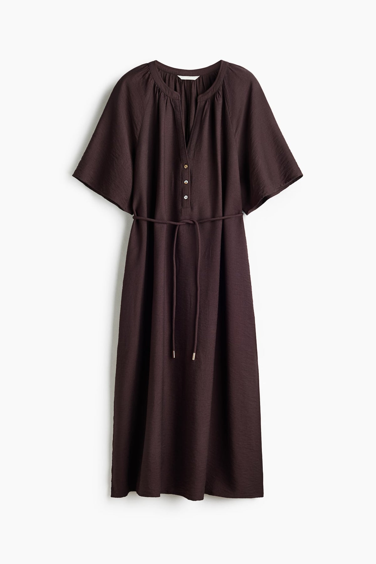 Tie-Detail Tunic Dress