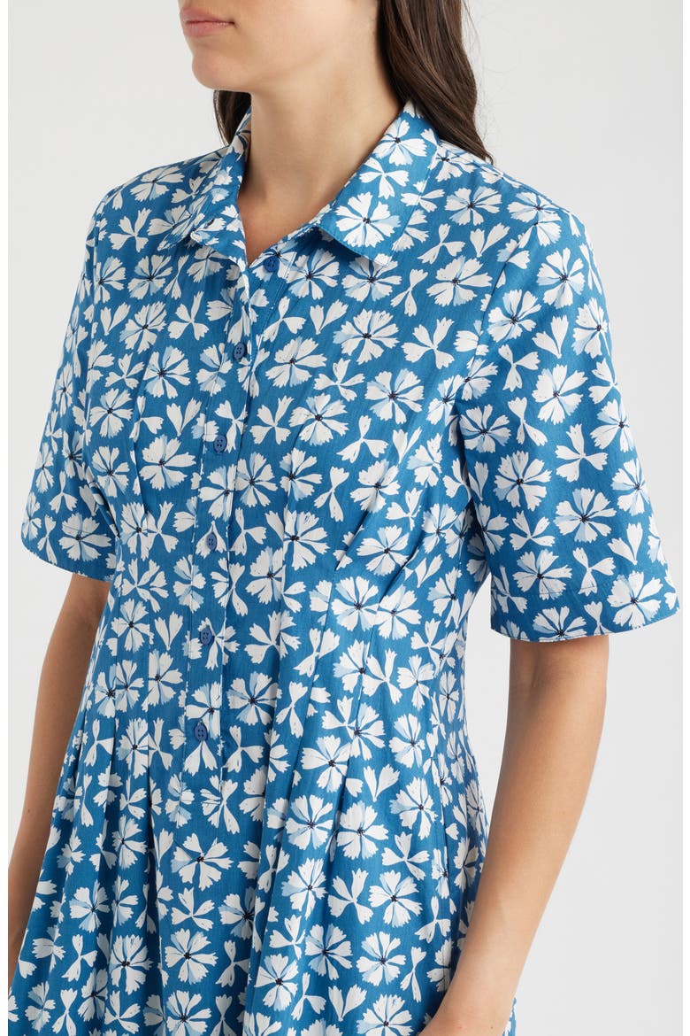 Organic Cotton Midi Shirtdress