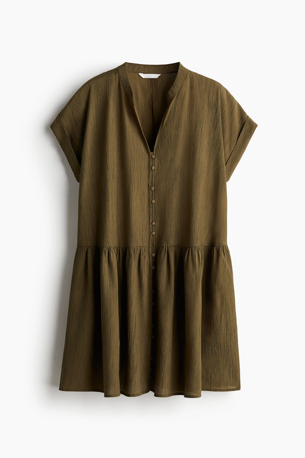 Crinkled Tunic Dress