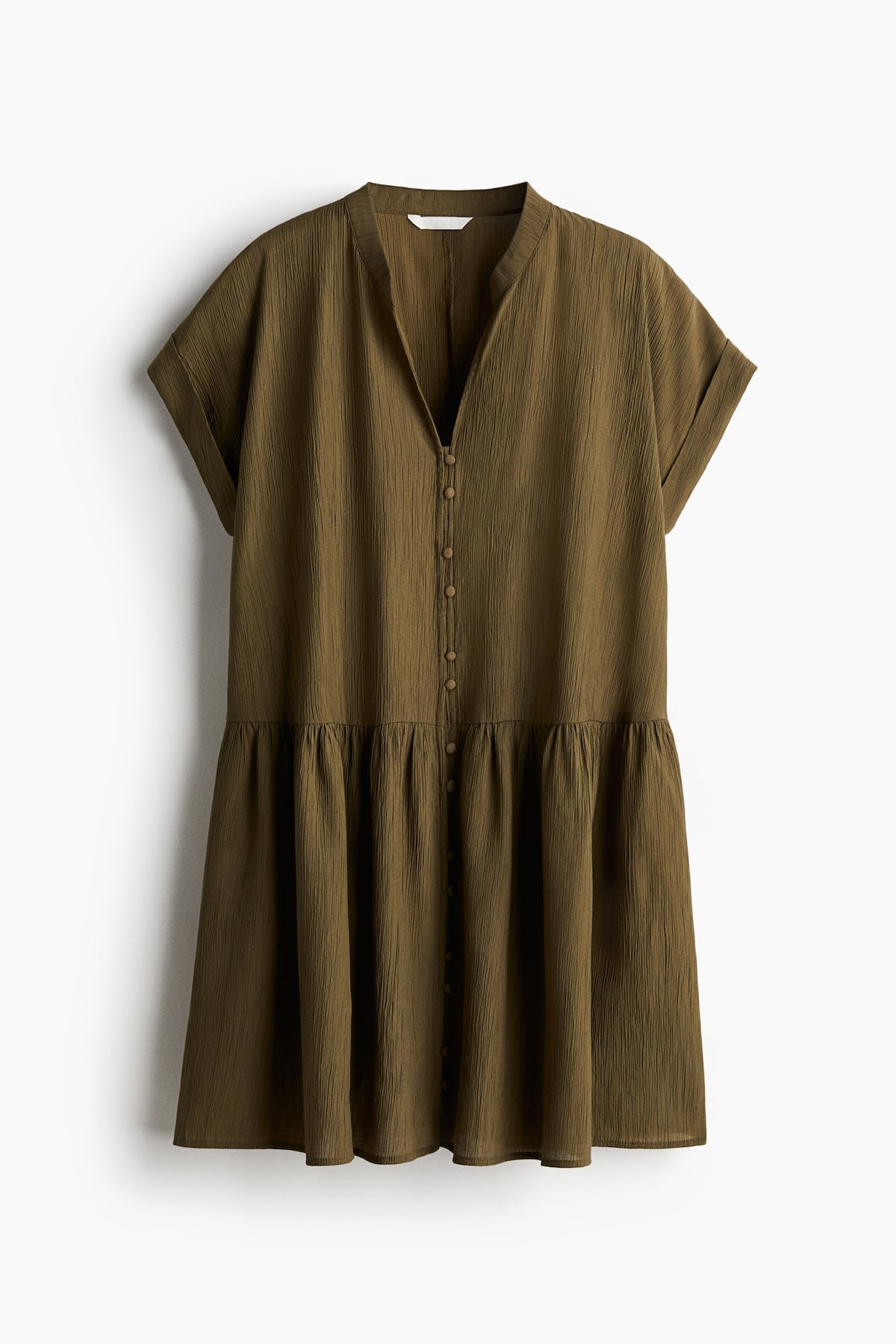 Crinkled Tunic Dress