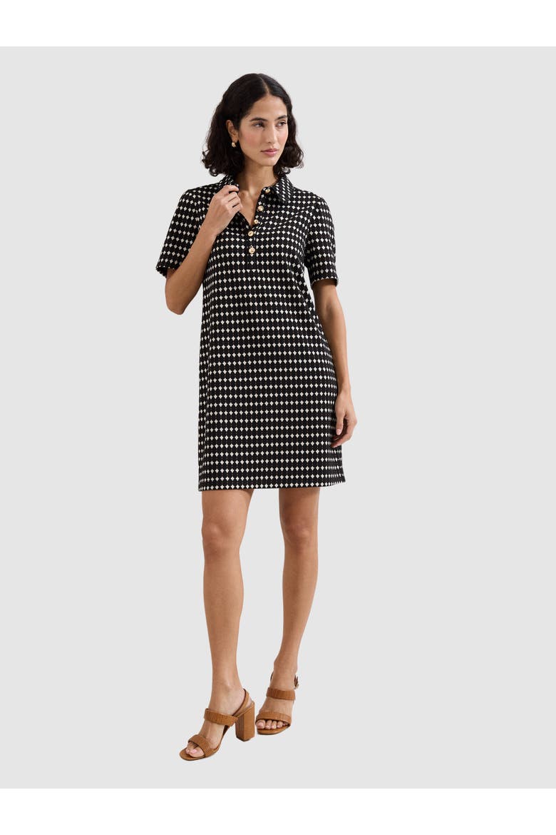 Vivienne Button-Placket Shirt Dress