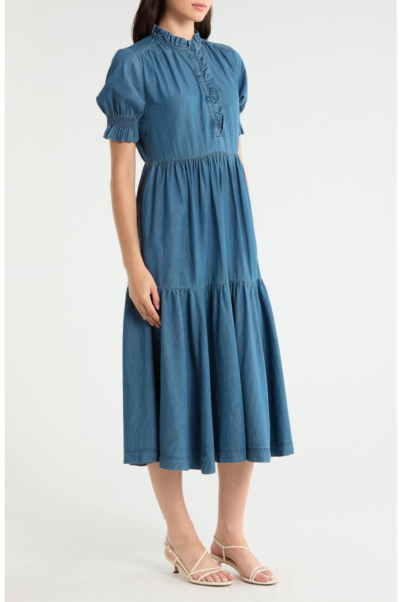 Feather Star Midi Dress