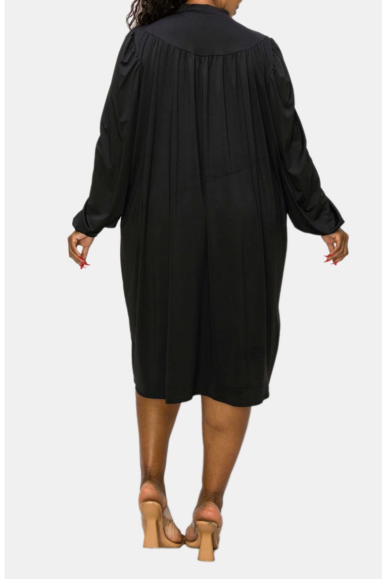 Amal Long Sleeve Stretch Dress