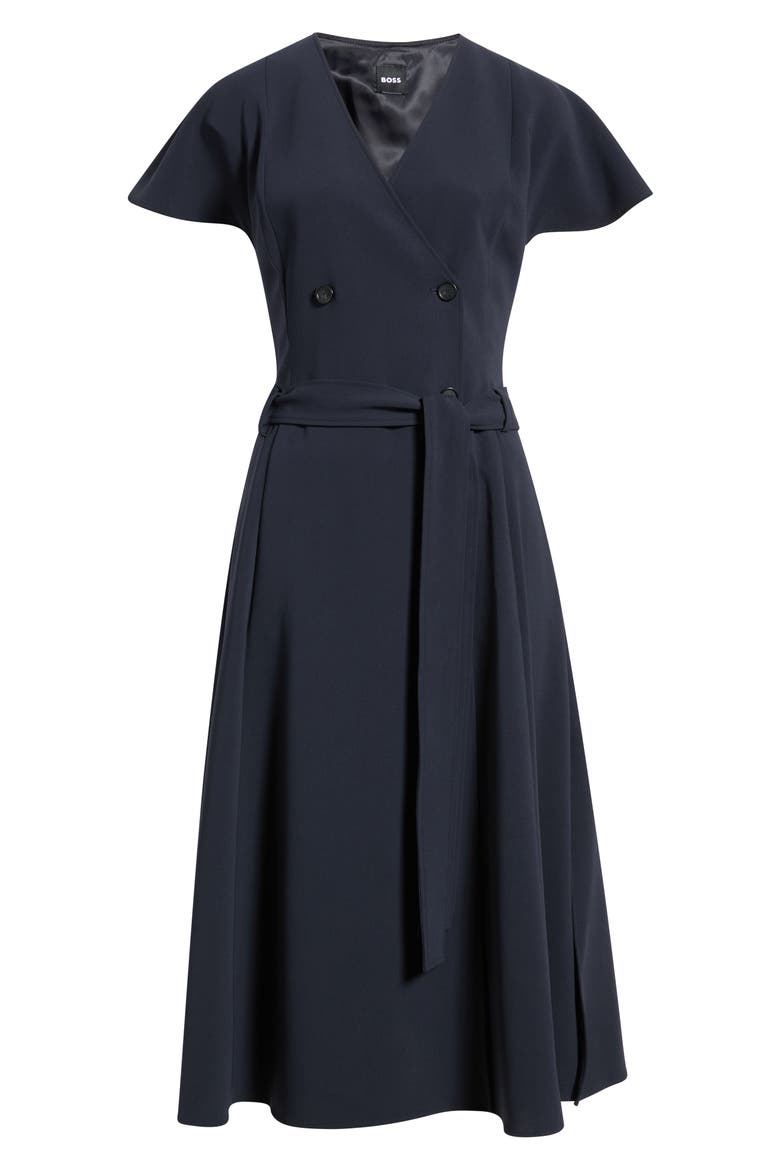 Datrena Trench Midi Dress