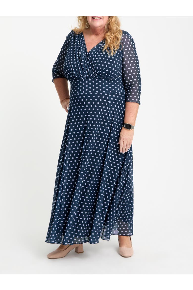 Curvy Petite Verity Print Maxi Gown