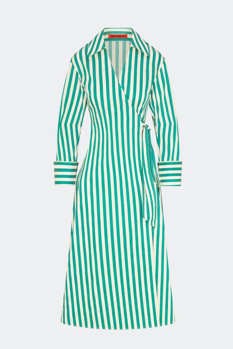 Anya Poplin Wrap Dress