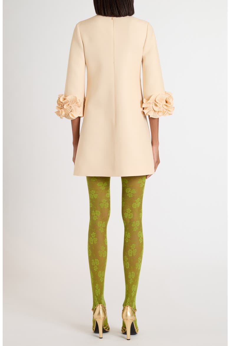 Solid Crepe Couture Minidress