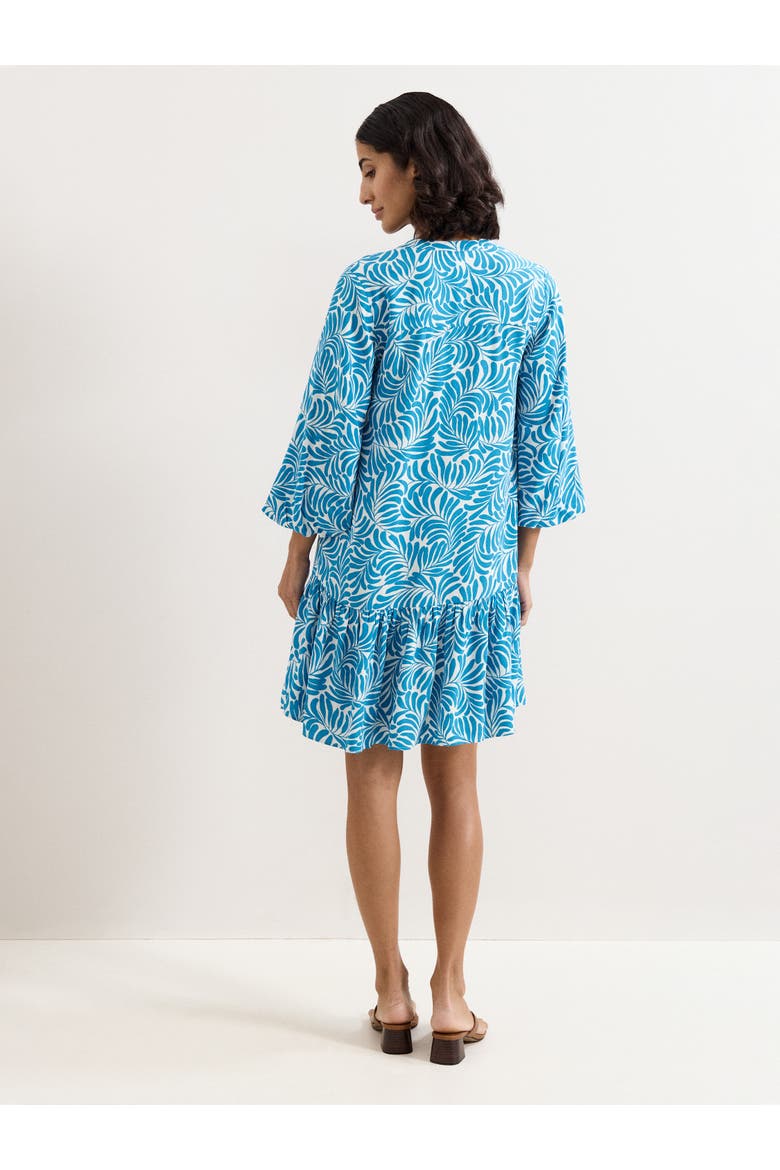Phoebe Tiered Hem V-Neck Mini Dress