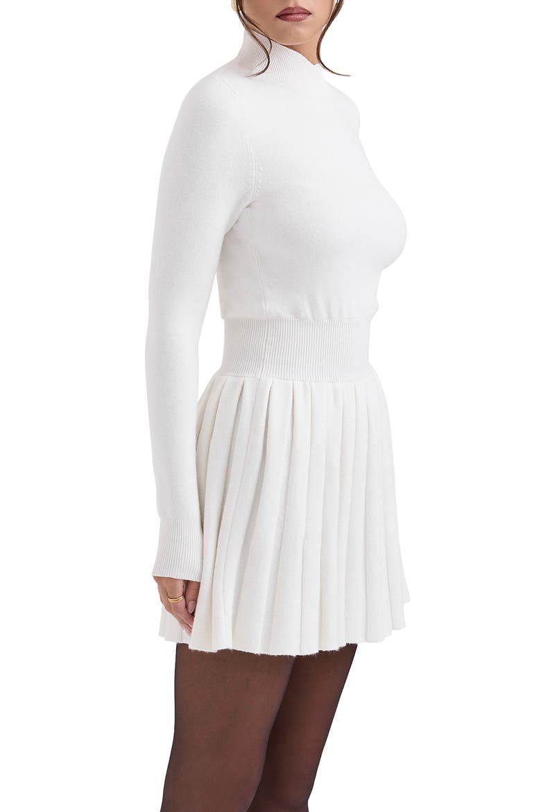 Willow Mock Neck Long Sleeve Mini Sweater Dress