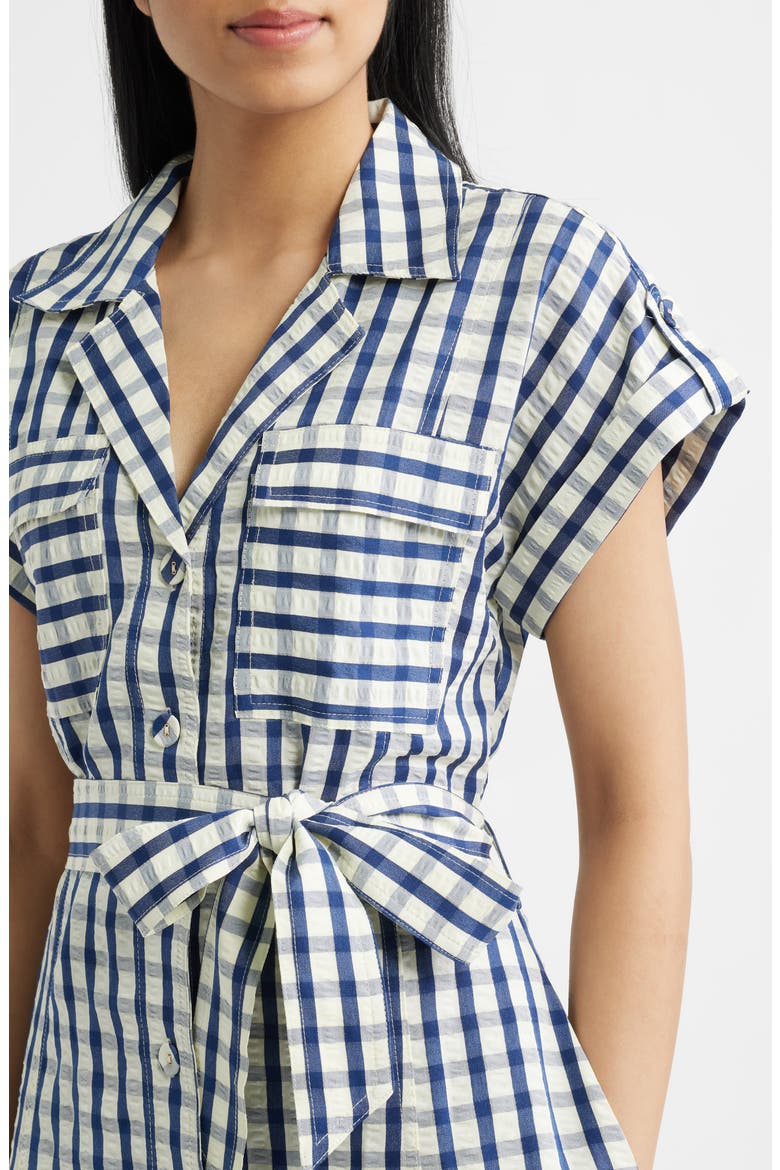 Portia Stripe Maxi Shirtdress