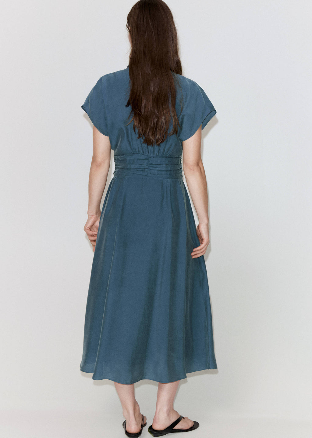 Belt shirt dress