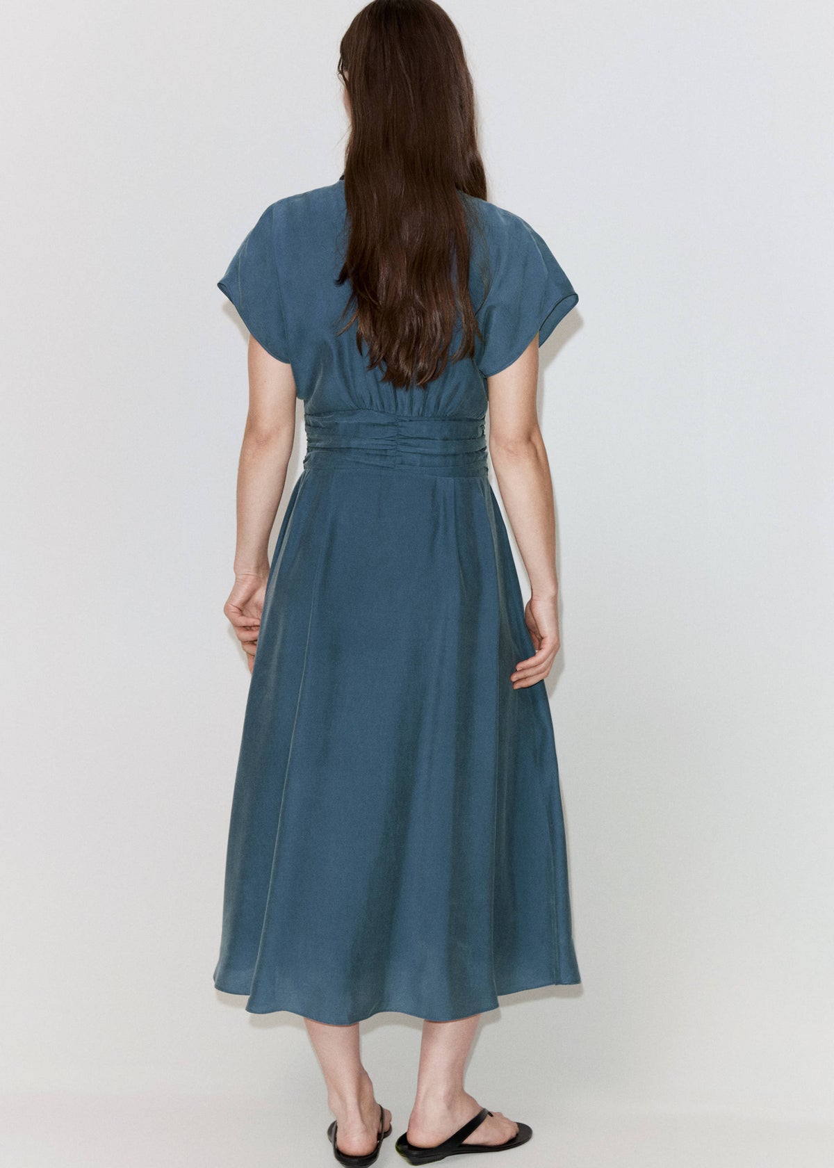 Belt shirt dress