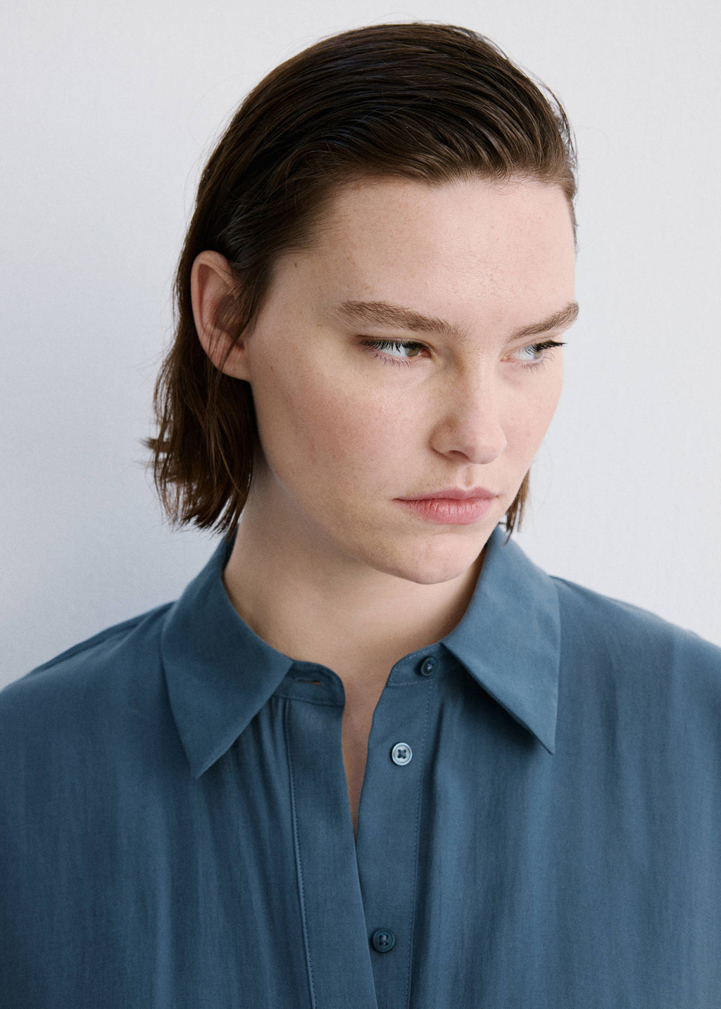 Belt shirt dress