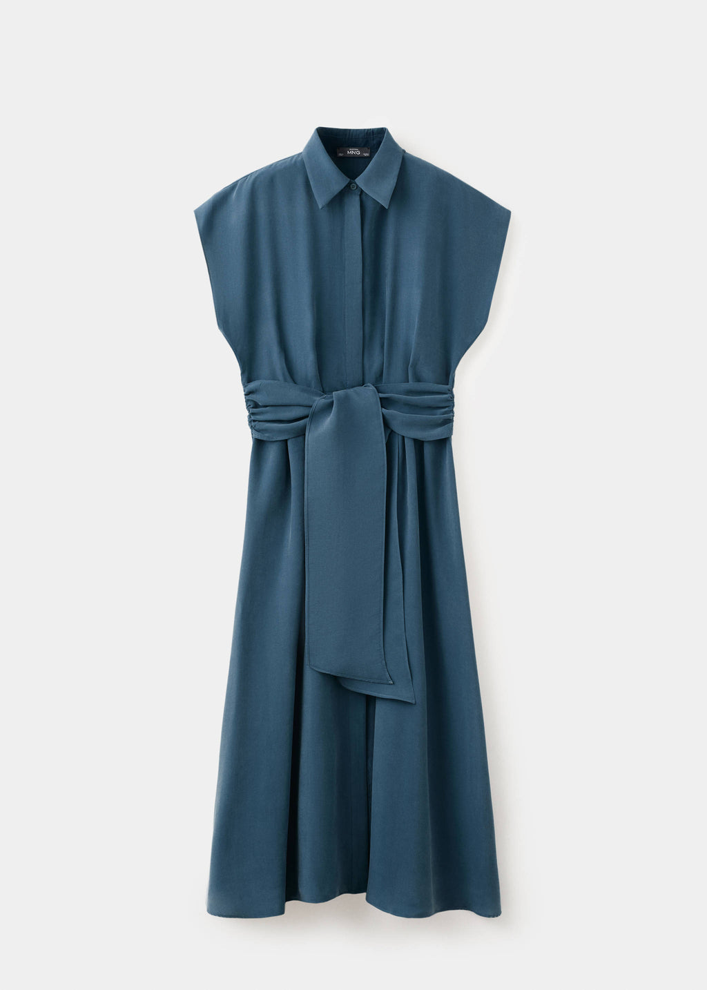 Belt shirt dress