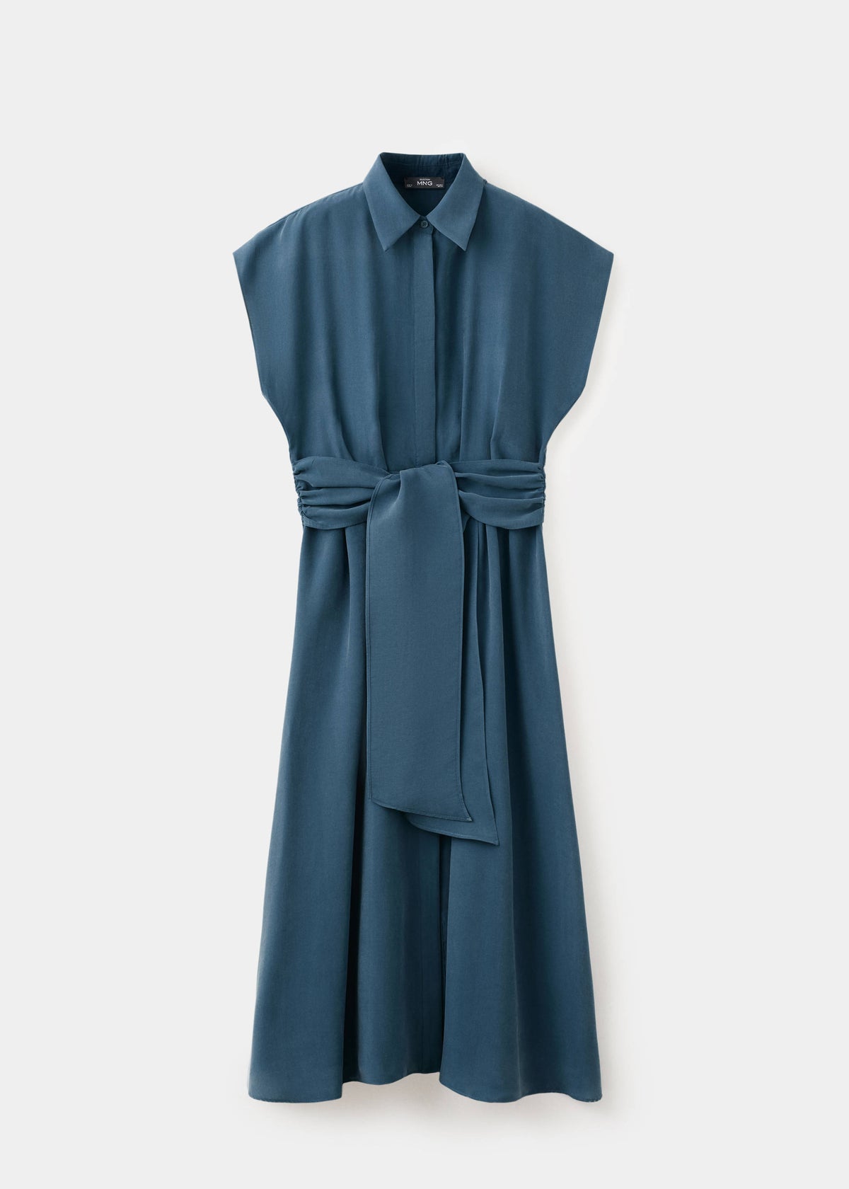 Belt shirt dress