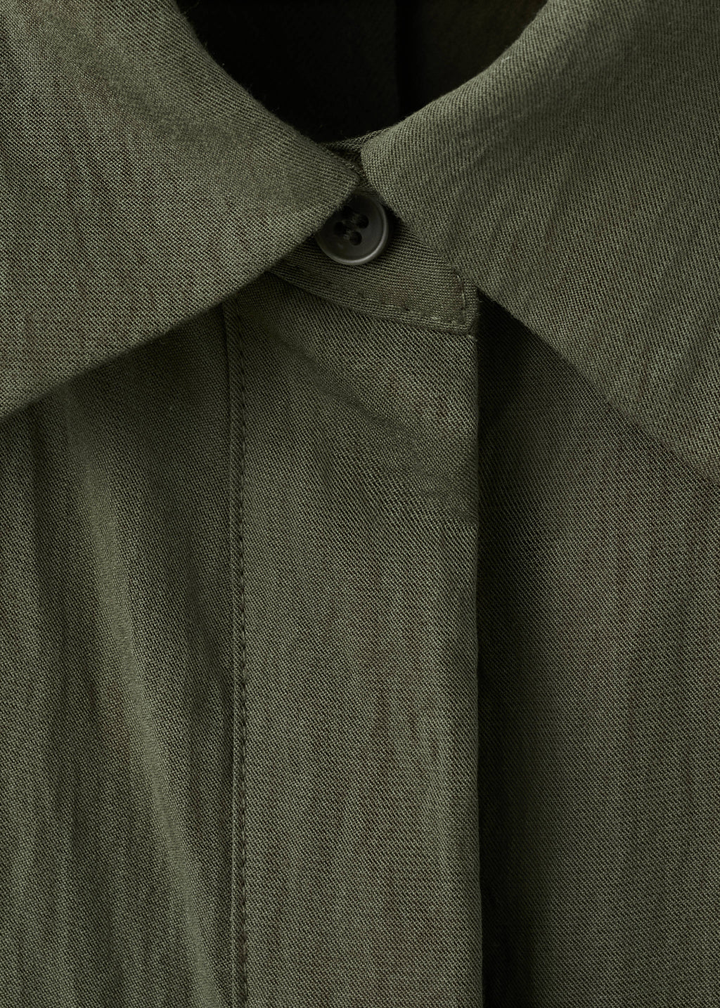 Belted lyocell shirtdress