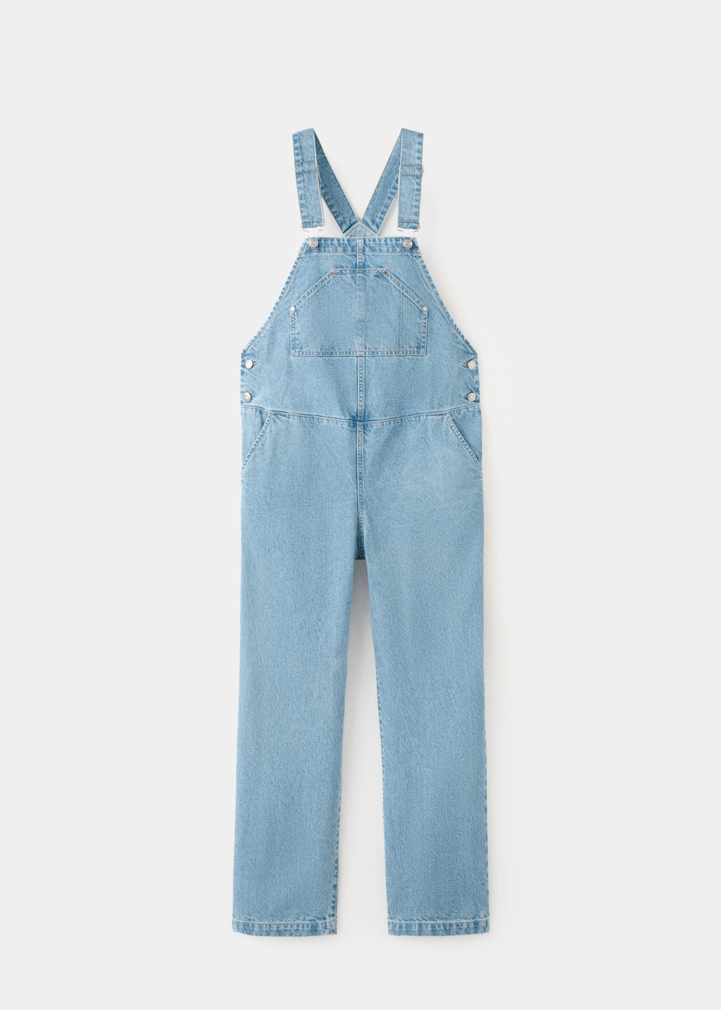 Maternity denim dungarees
