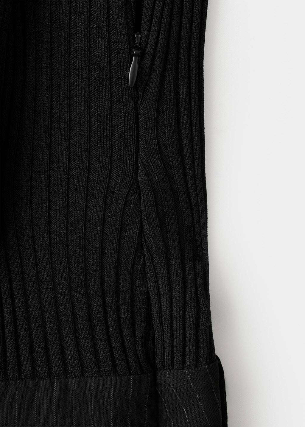 Contrast-bodice long jumpsuit