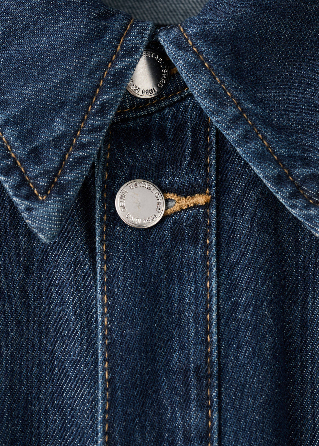 Buttons denim jumpsuit
