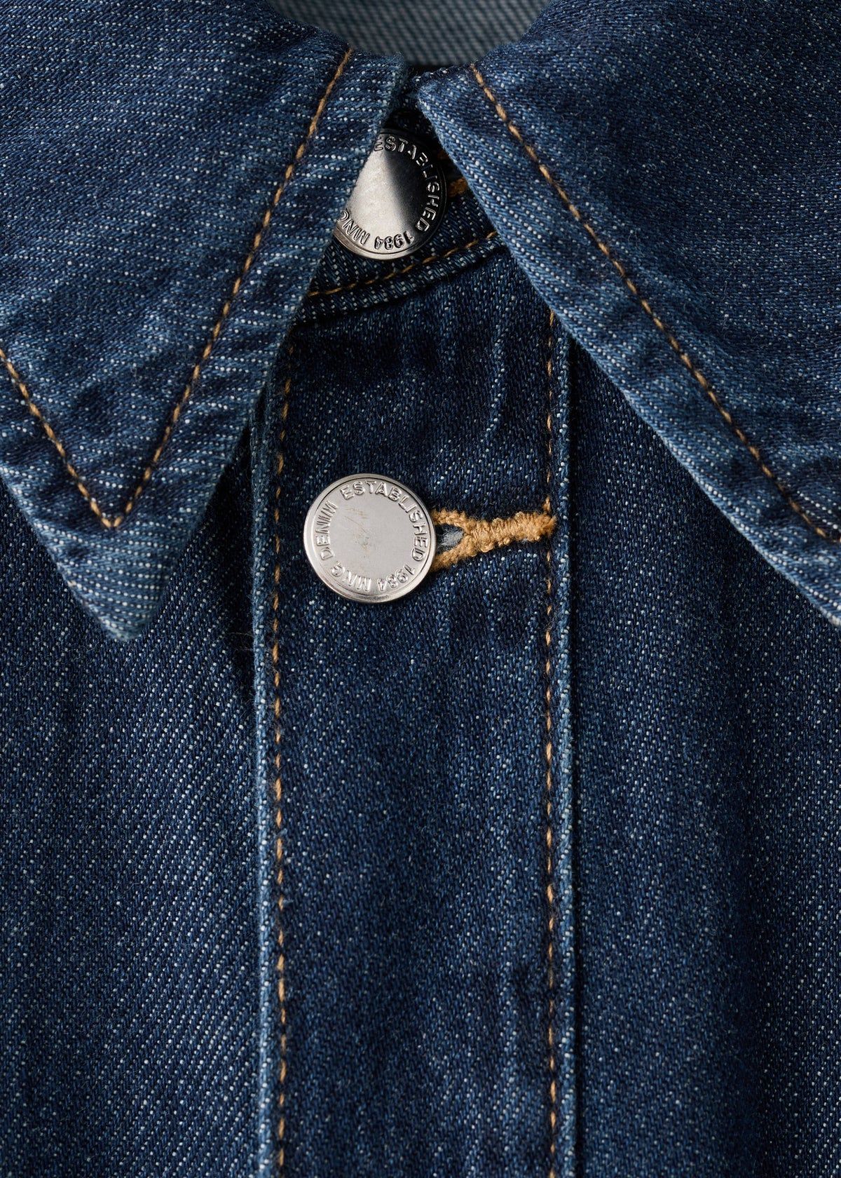 Buttons denim jumpsuit
