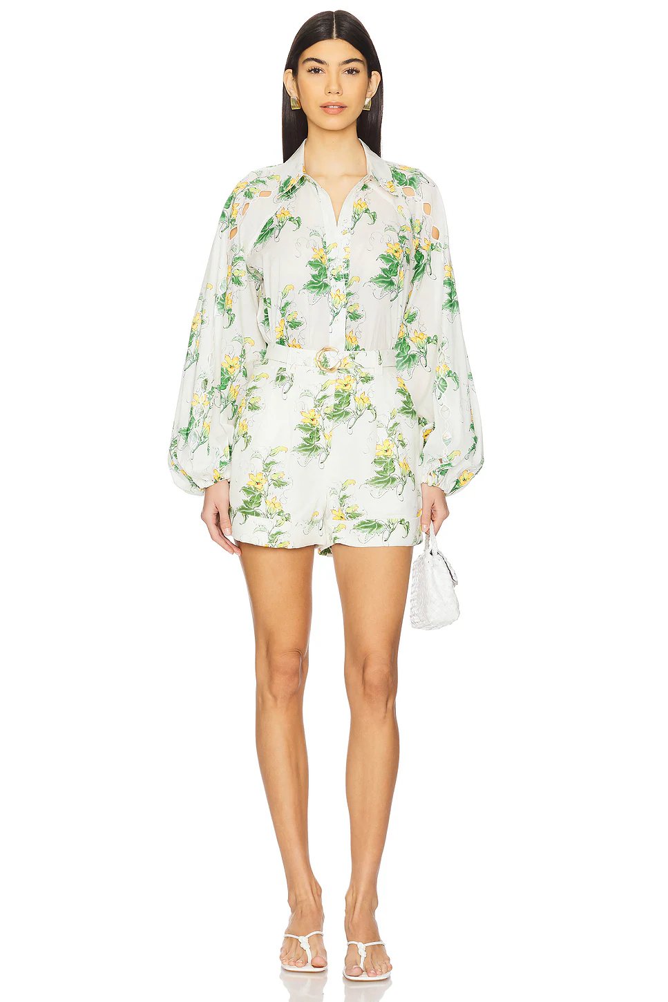 Aje Dawn Blouse in Secret Garden - Image 4