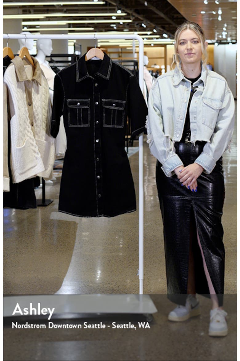 Rev Denim Mini Shirtdress