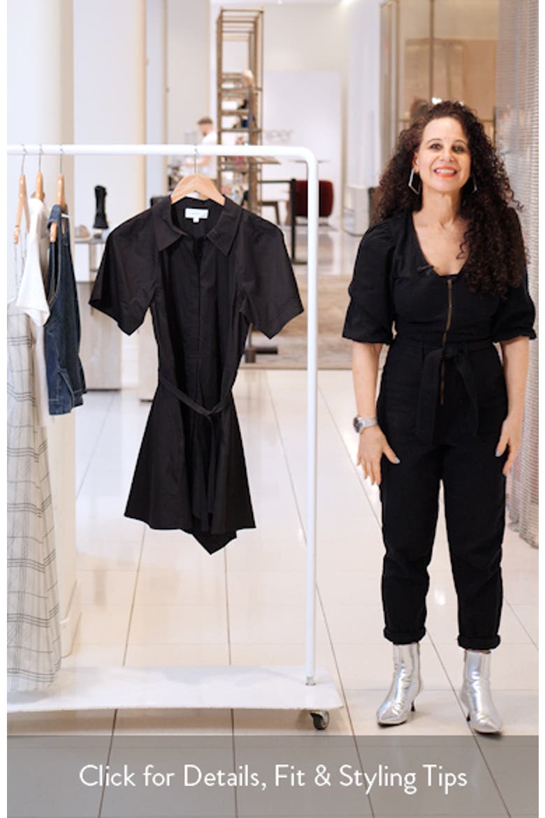 Julie Cotton Mini Shirtdress