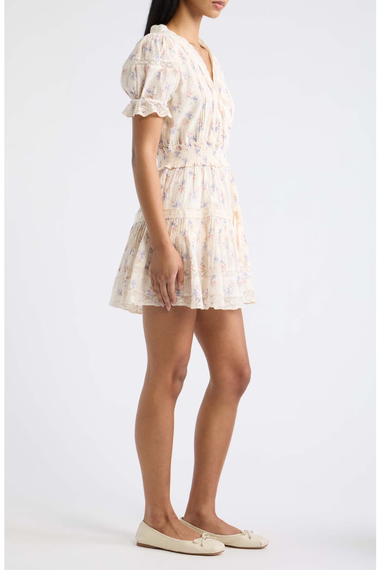 Devella Lace Trim Minidress