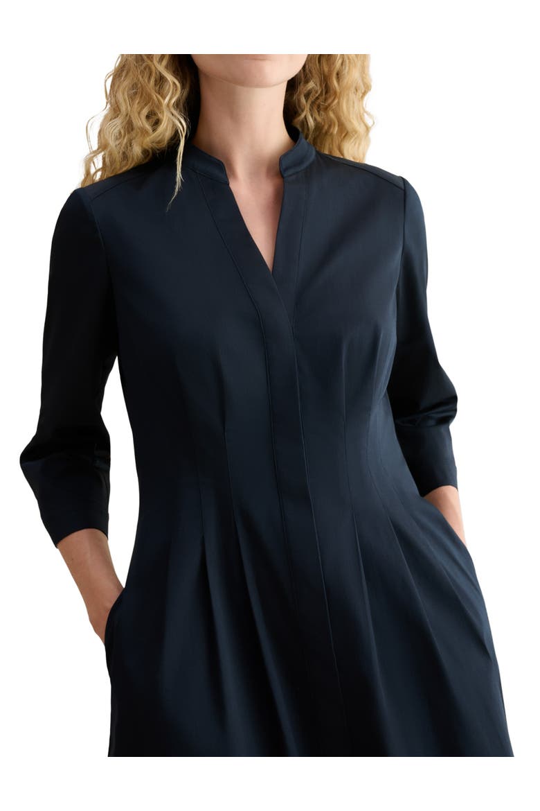 Emmaline 3/4 Sleeve V-Neck Midi Dress