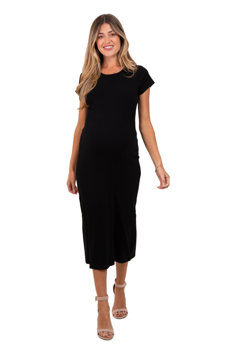 Basic Crewneck Midi Dress