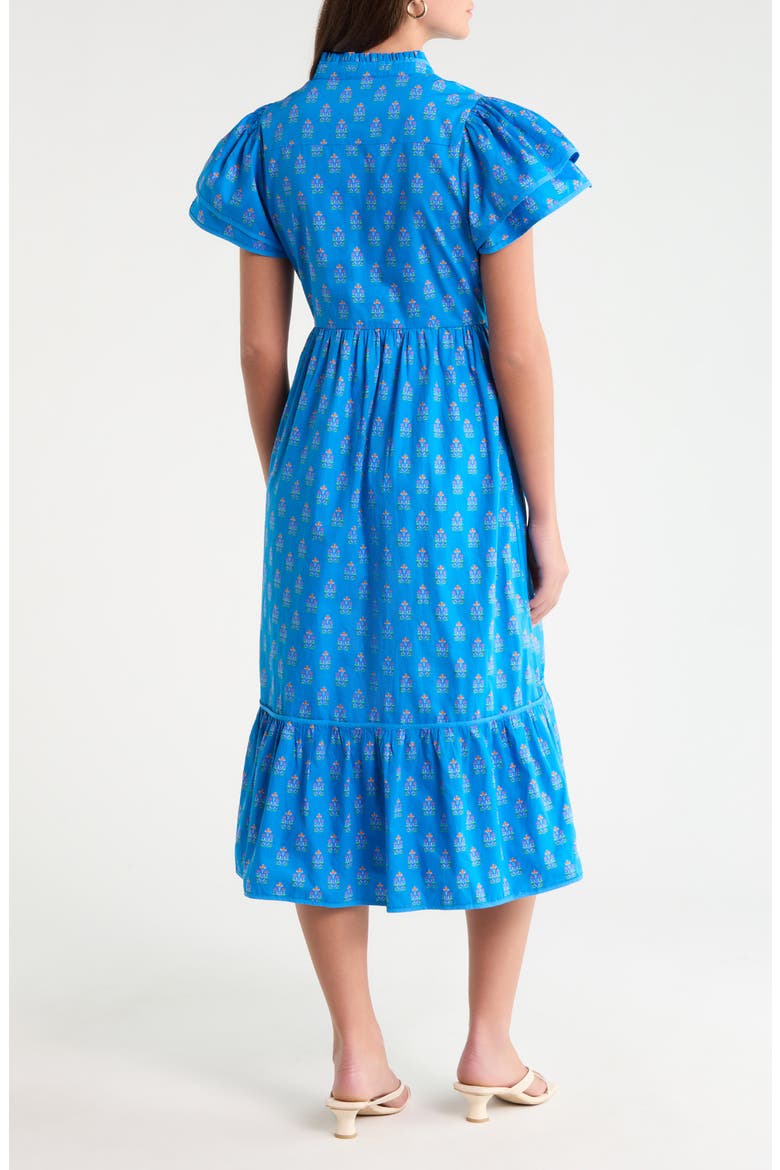 Davie Button Midi Shirtdress