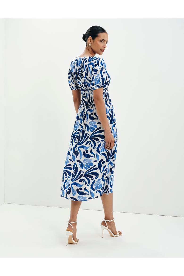 Dolly V-Neck Midi Dress