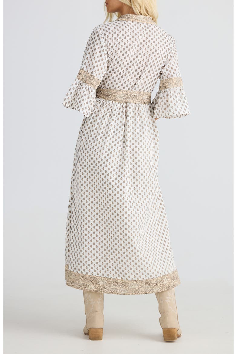 Aurelia Print Tie Waist Maxi Dress