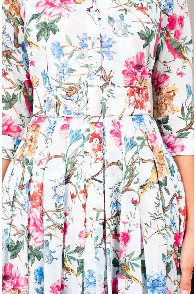 Botanic Pleated Shirtdress