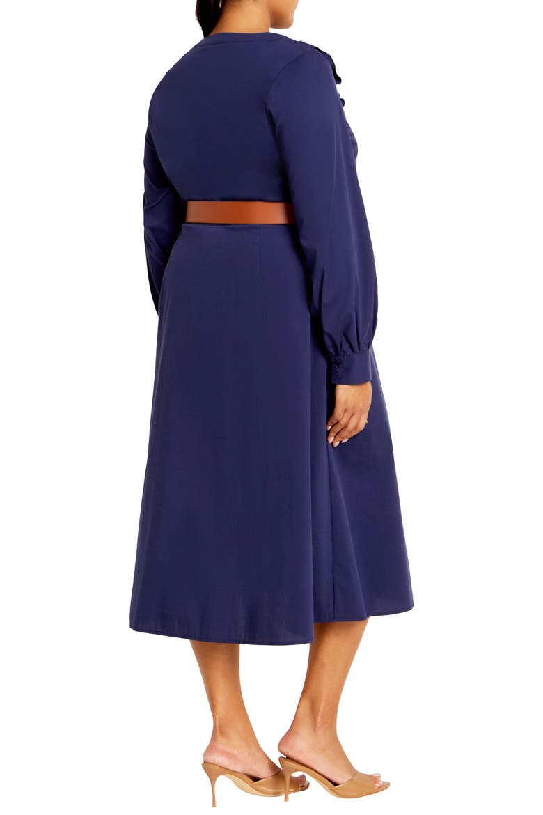 Emi Belted Midi Dress