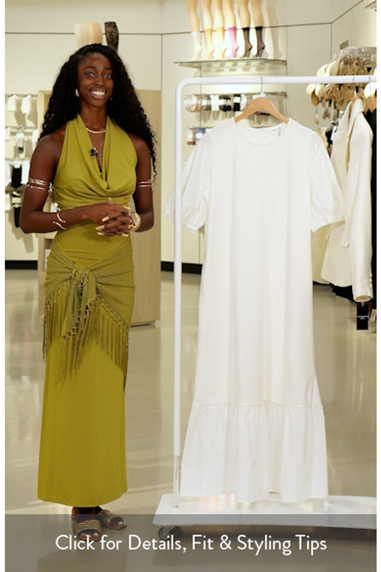 Olivia Mixed Media Midi Dress