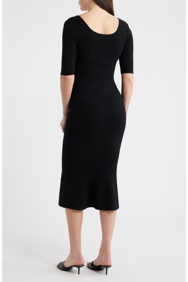 Fosa Tulip Hem Midi Dress