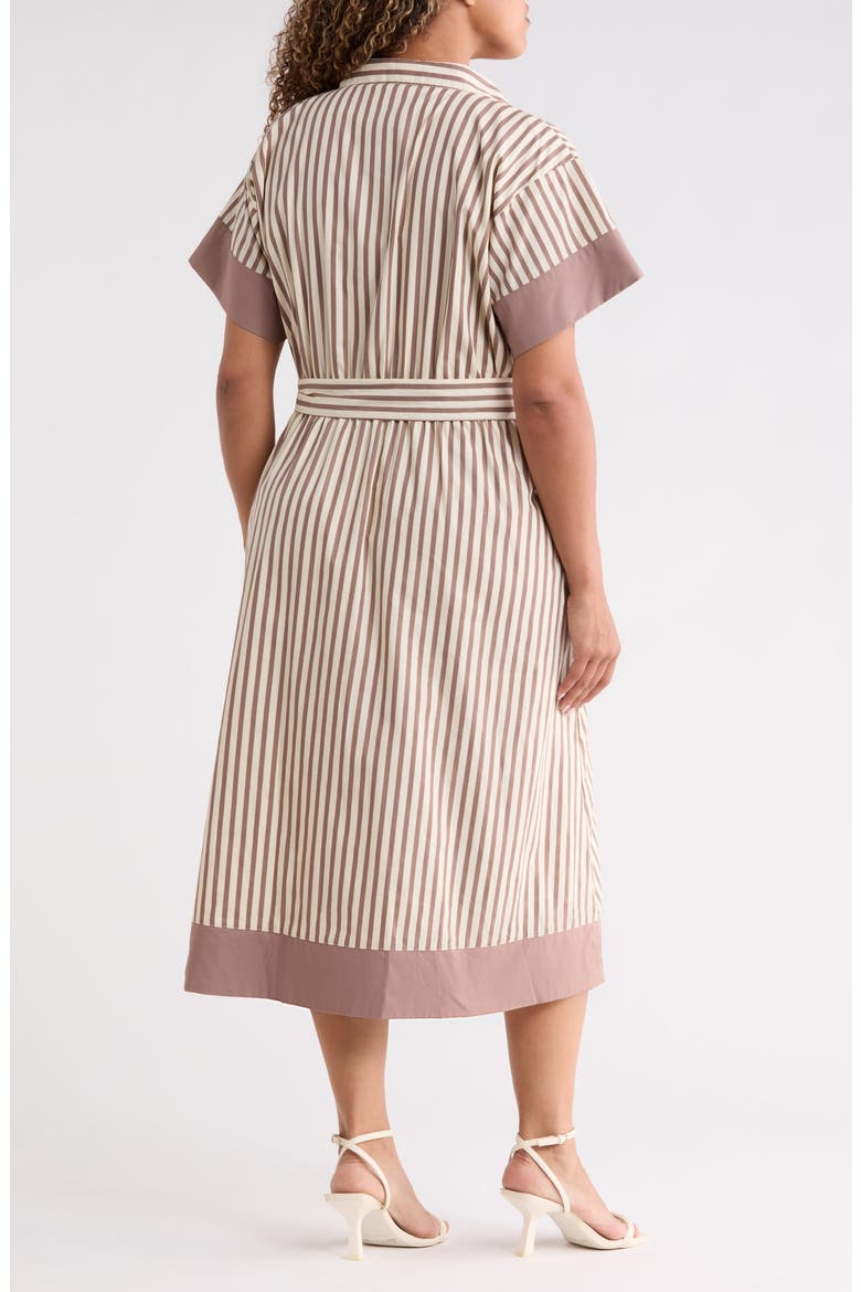 Stripe Midi Shirtdress