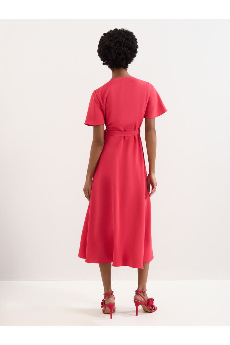 Julissa Short Sleeve Wrap Midi Dress