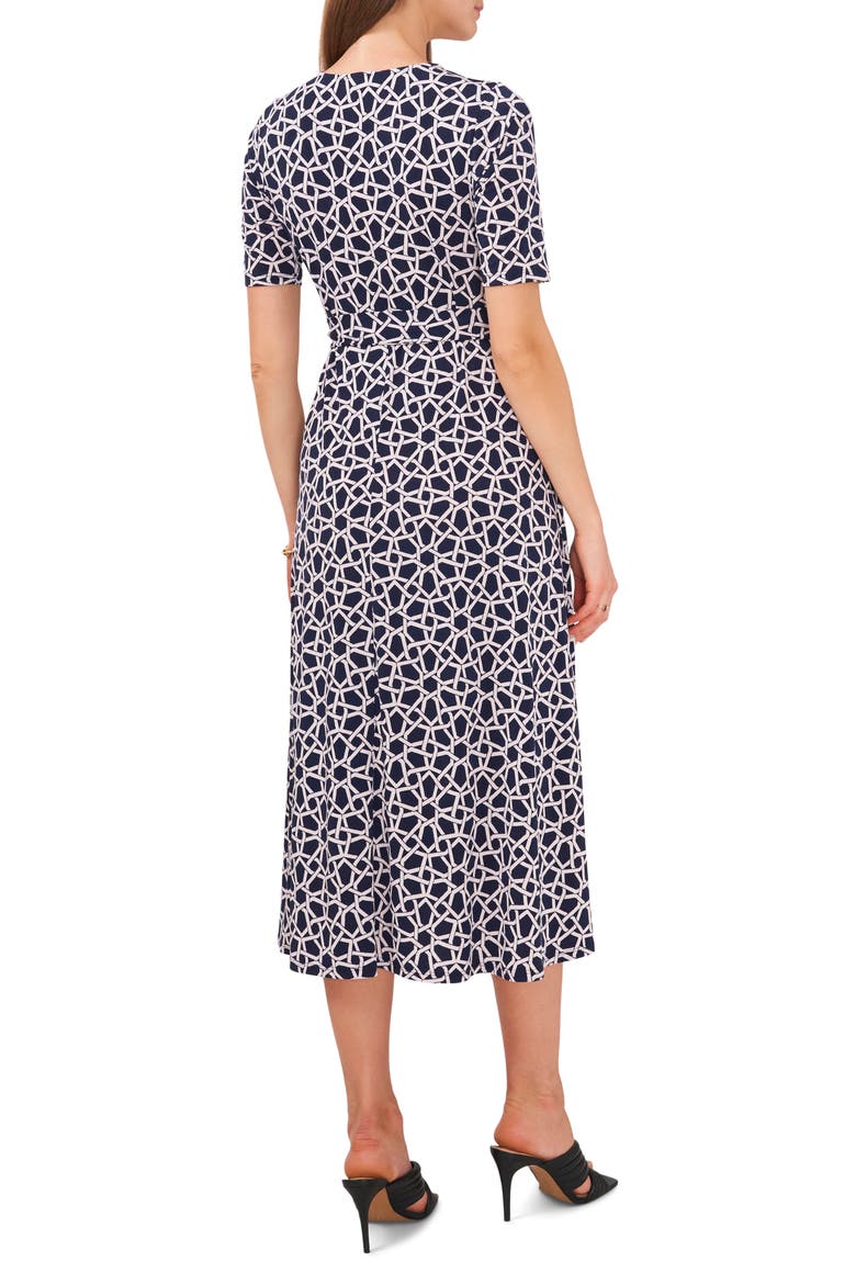 Geo Knit Midi Dress