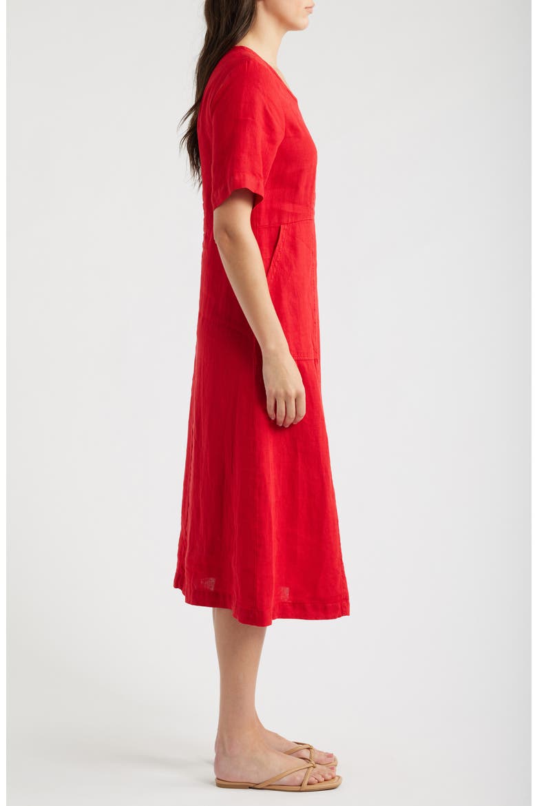 Grass Wave Midi Dress