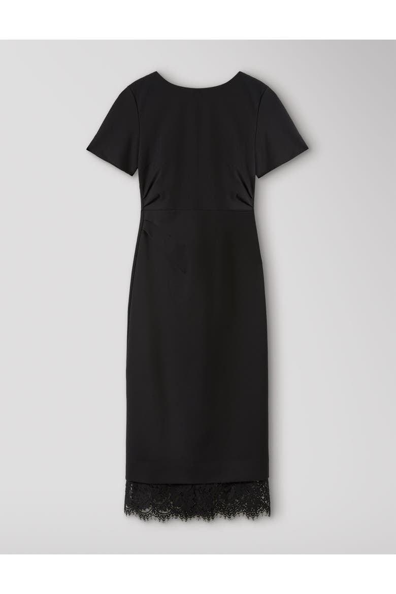 Ponte Detachable Lace Dress
